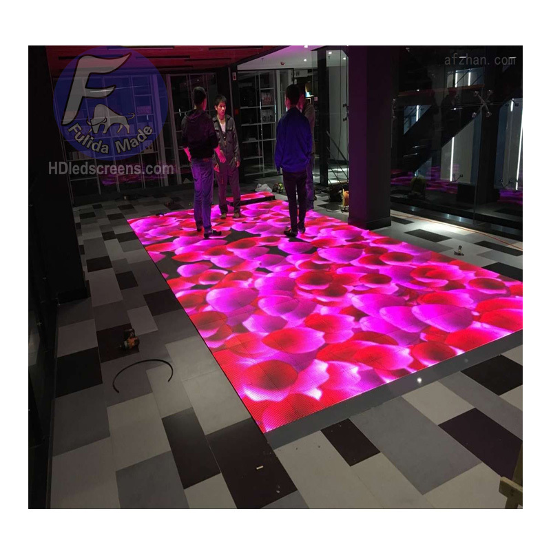 P4.81 P5.95 Led Screen Stand Dancing Tile P6.25 Dance Stand P3.91 interactive Dance Floor Led Display