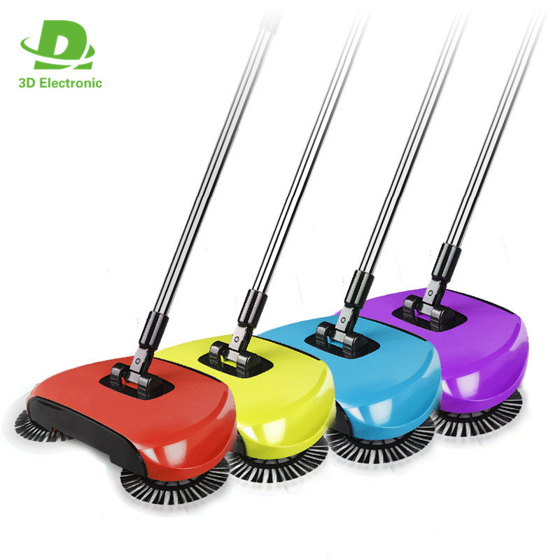 Hand Propelled Sweeper Lazy Automatic Magic Hand Push Sweeper Broom No Electricity Dustpan