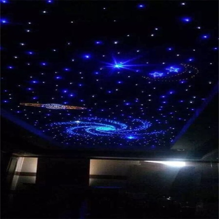 Twinkle rgb fiber optic star ceiling light kit, starlight ceiling panel shooting star starry sky light