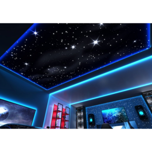 Twinkle rgb fiber optic star ceiling light kit, starlight ceiling panel shooting star starry sky light