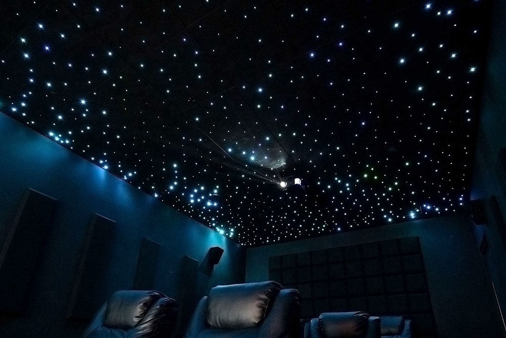 CUSTOM FIBRE OPTIC STAR CEILINGS for Home theatres or Living room,fiber optic light ceiling panels