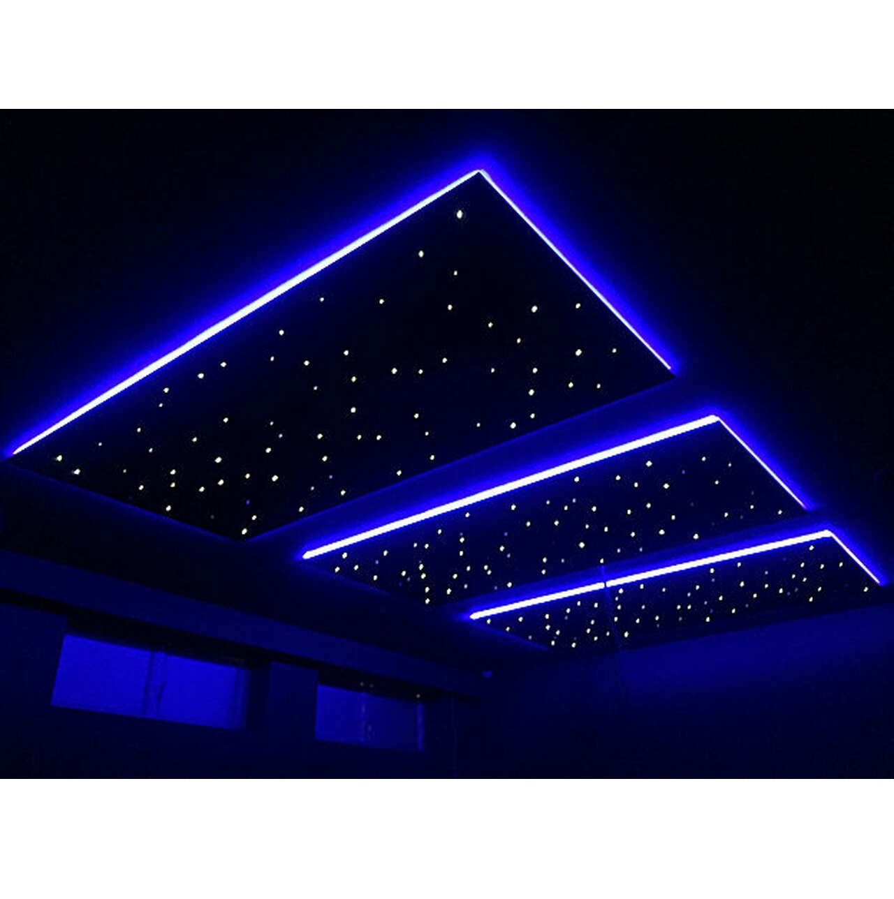 Star ceiling panels Fiber optic star ceiling RGB light with 7 colors