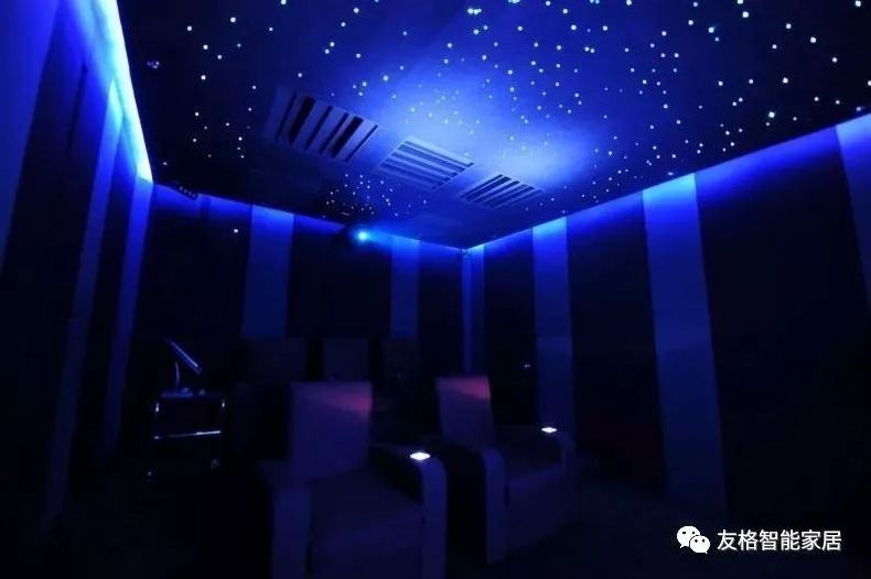 Star ceiling panels Fiber optic star ceiling RGB light with 7 colors