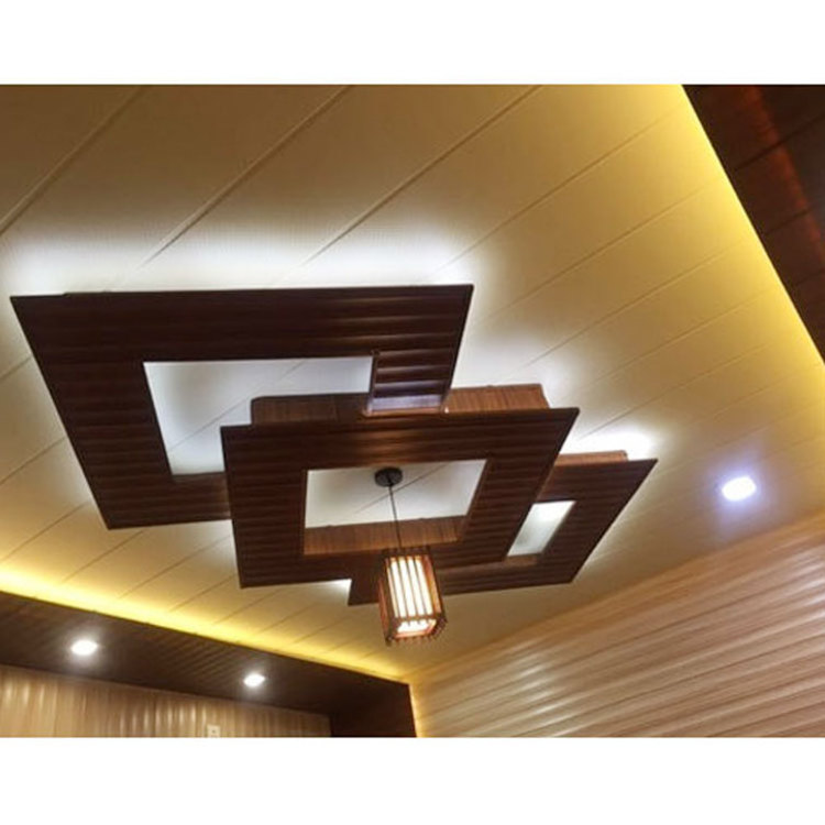 Modern house ceiling designs pvc panels 8mm tin ceiling tiles