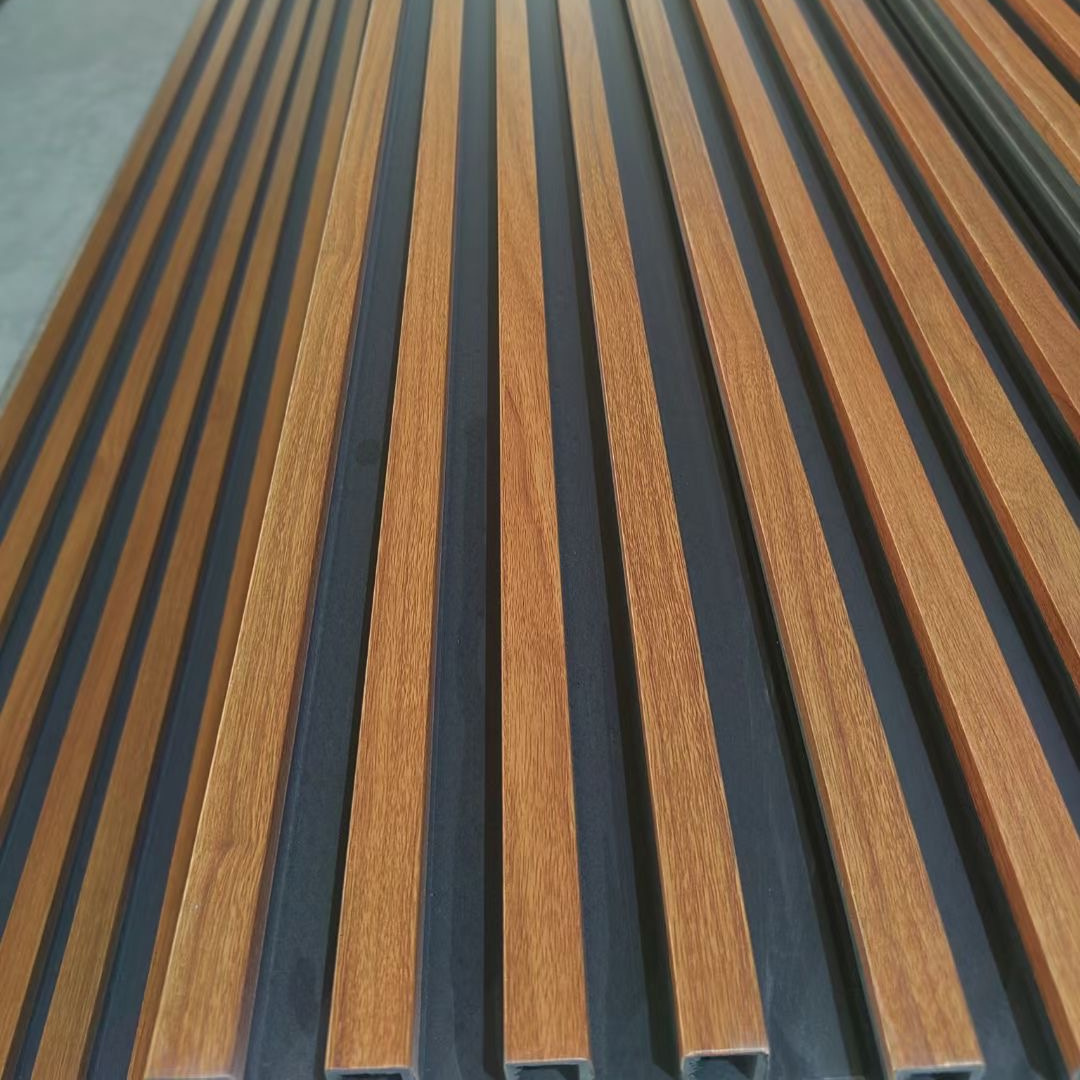 Wpc Pvc Decorative wood alternatives Interior Wall Covering Plastic Cladding Exterior Wood Wall Panels