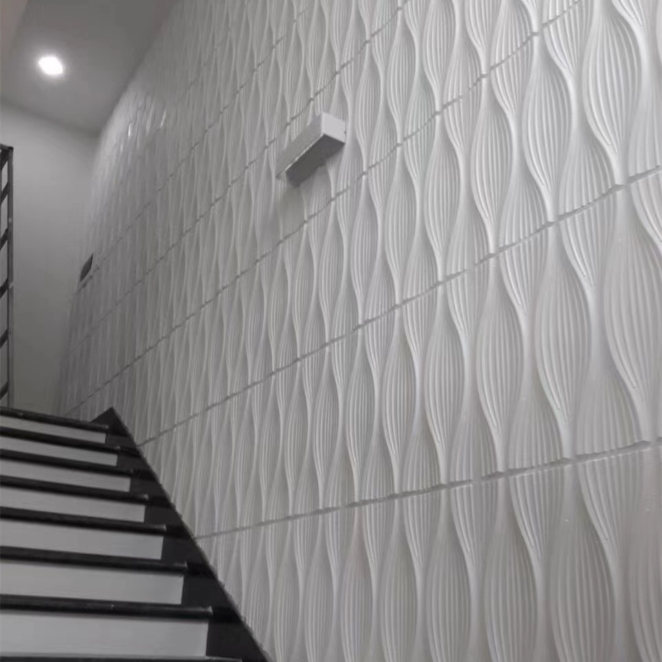 3D Geometric Pvc 3D Wall Panel For House Interior Decoration