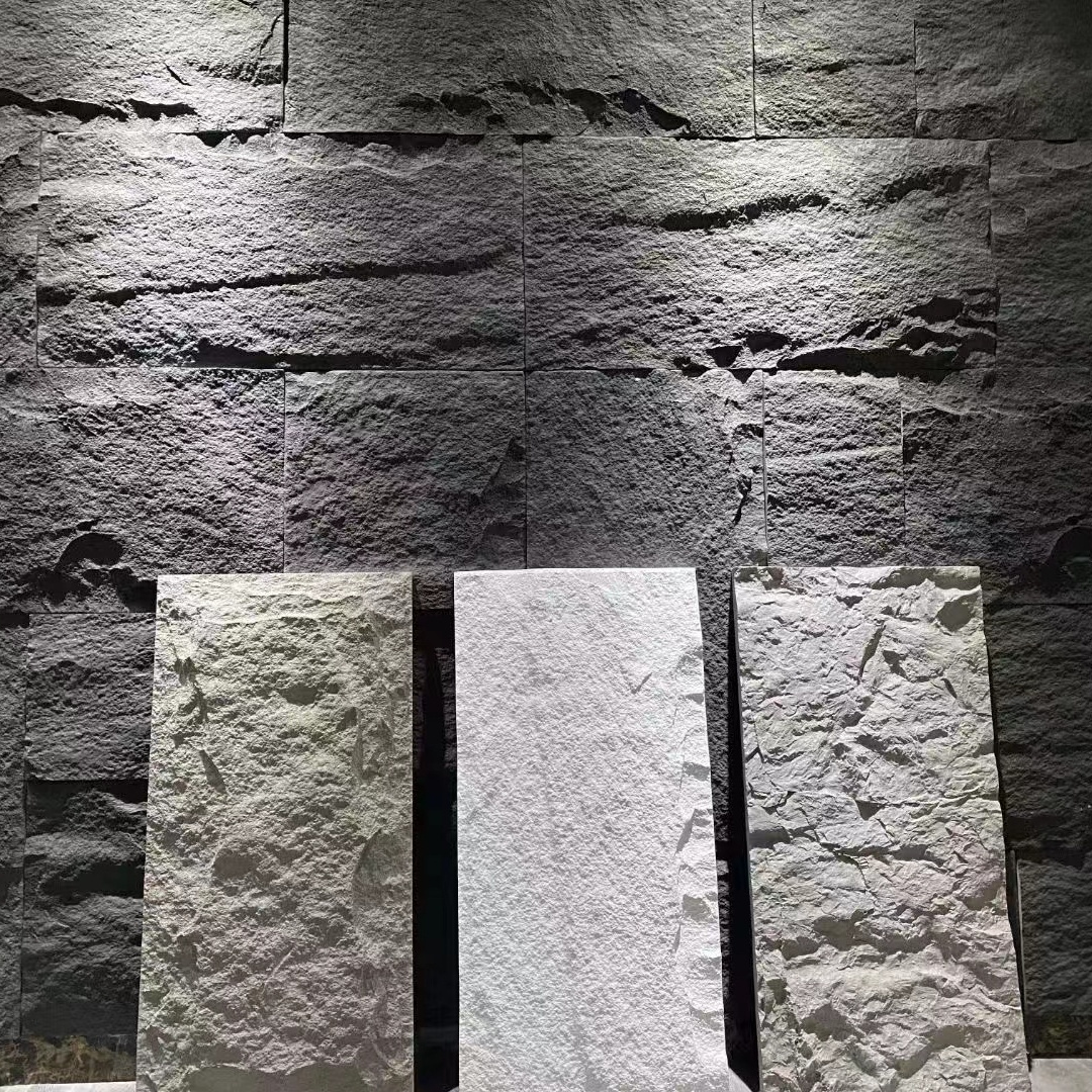 120*60cm Wholesale Mushroom Stone Wall Panel pu wall panels stone for decoration