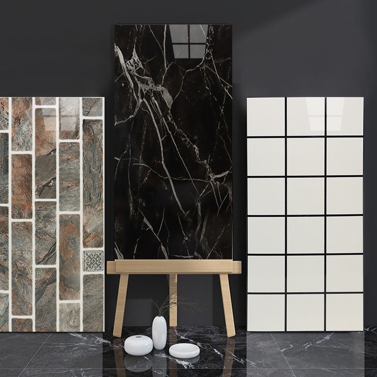 Wholesale Peel And Stick Wall Tiles Self-Adhesive Marble Sticker Interior Decoration