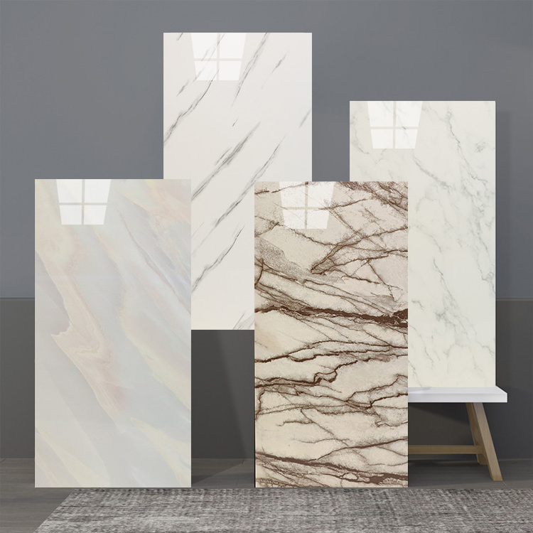 2.6mm MarbleTiles Wall Covering Marble Sticker Adhesive for bathroom