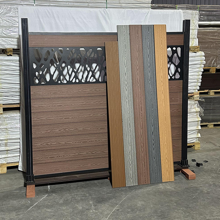 vinyl fence panels 8ft cheap privacy  panel fence wood  wholesale composite temporary outdoor