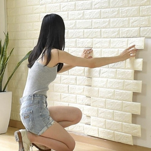 Brick eva stickers 3d foam wallpaper adhesive ceiling tiles