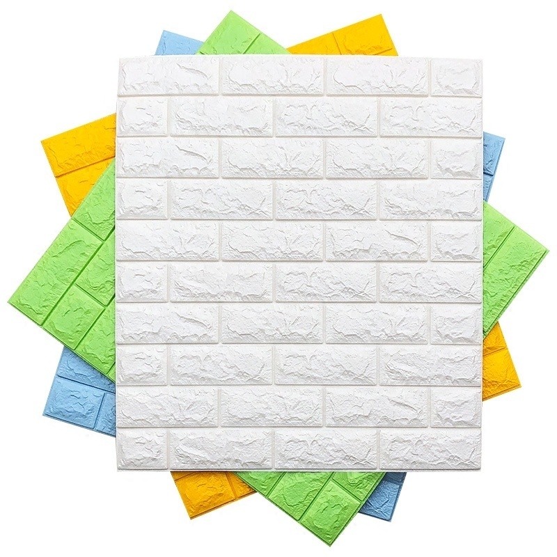 Brick eva stickers 3d foam wallpaper adhesive ceiling tiles