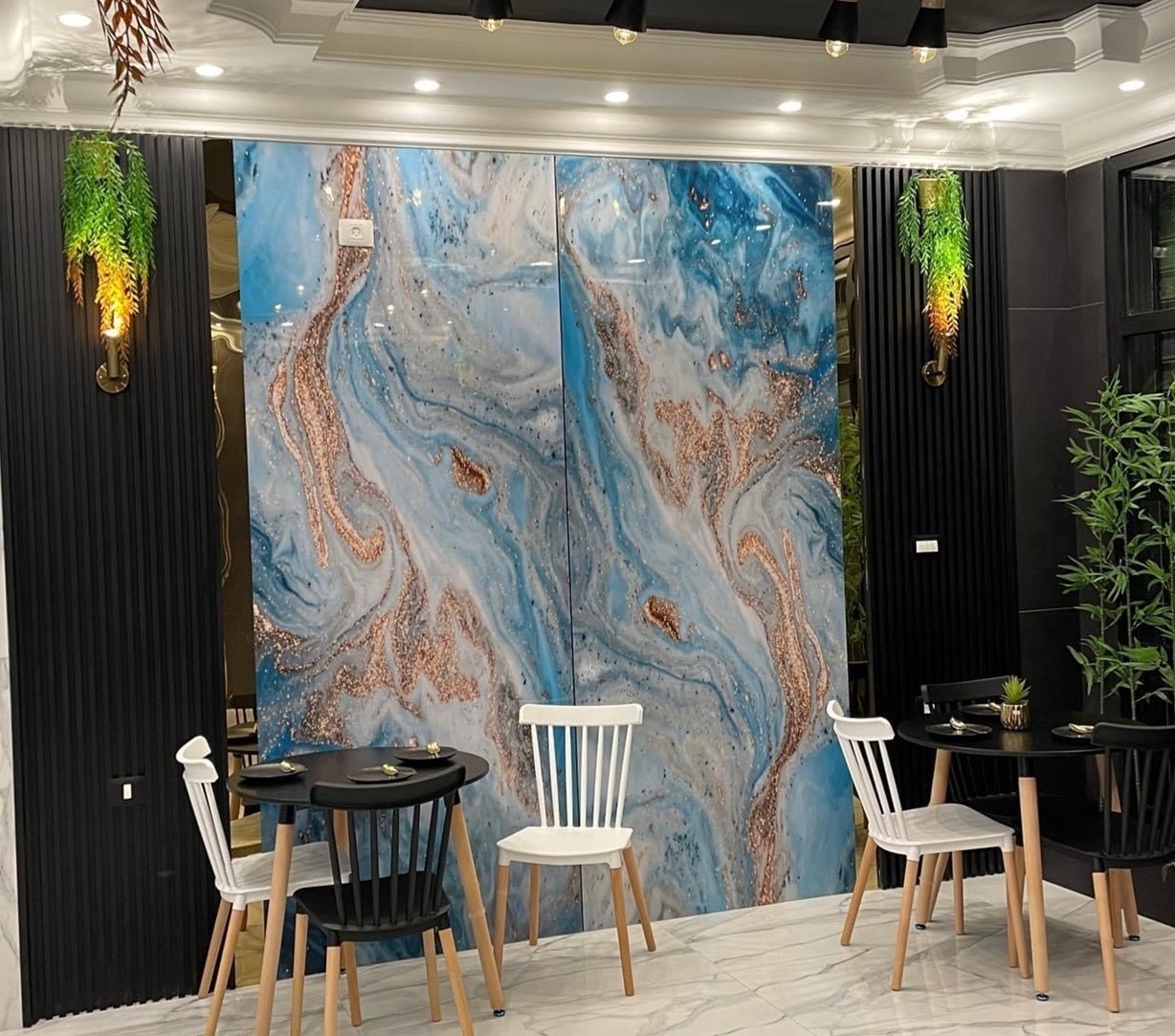 high glossy 1220x2440mm 3mm 2mm pvc wall panel / pvc marble uv sheet price