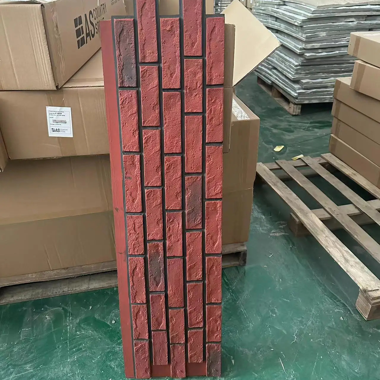 High Quality Pu Faux Stone Wall Panel faux brick veneer panel decorative wall panel pu exterior wall stone tile