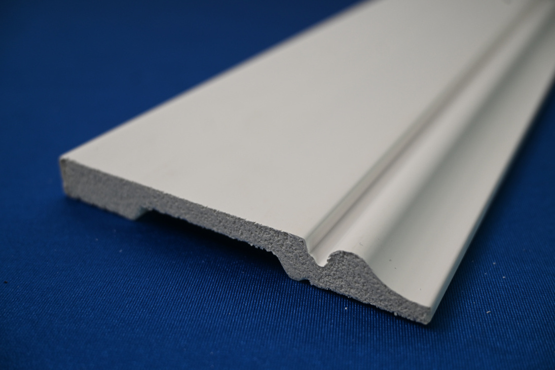 Hot Sale White OEM Polyurethane Baseboard PU Wall Decorative Frame Molding for Ceiling instead of pu