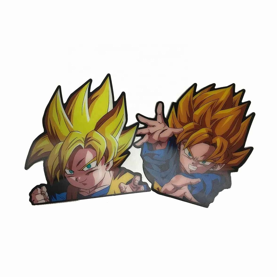 lenticular sticker Anime Holographic Sticker anime collection stickers 3d motion dragon ball decal weatherproof