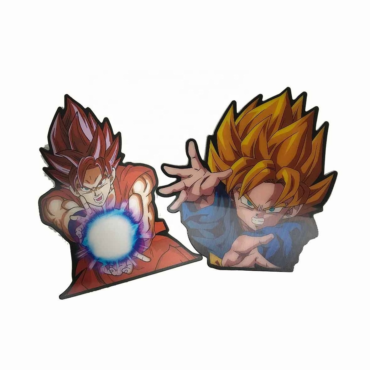 lenticular sticker Anime Holographic Sticker anime collection stickers 3d motion dragon ball decal weatherproof