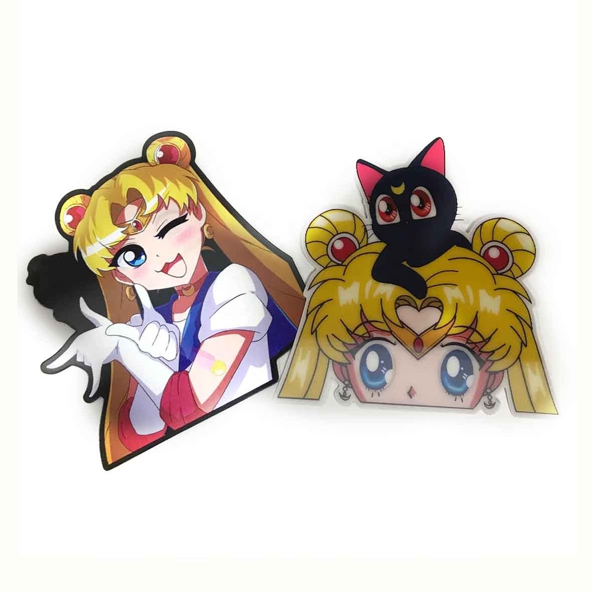 Sailor Moon Hot Sale Prices Custom 3D lenticular Sticker Logo Sticker 3D Anime Sticker