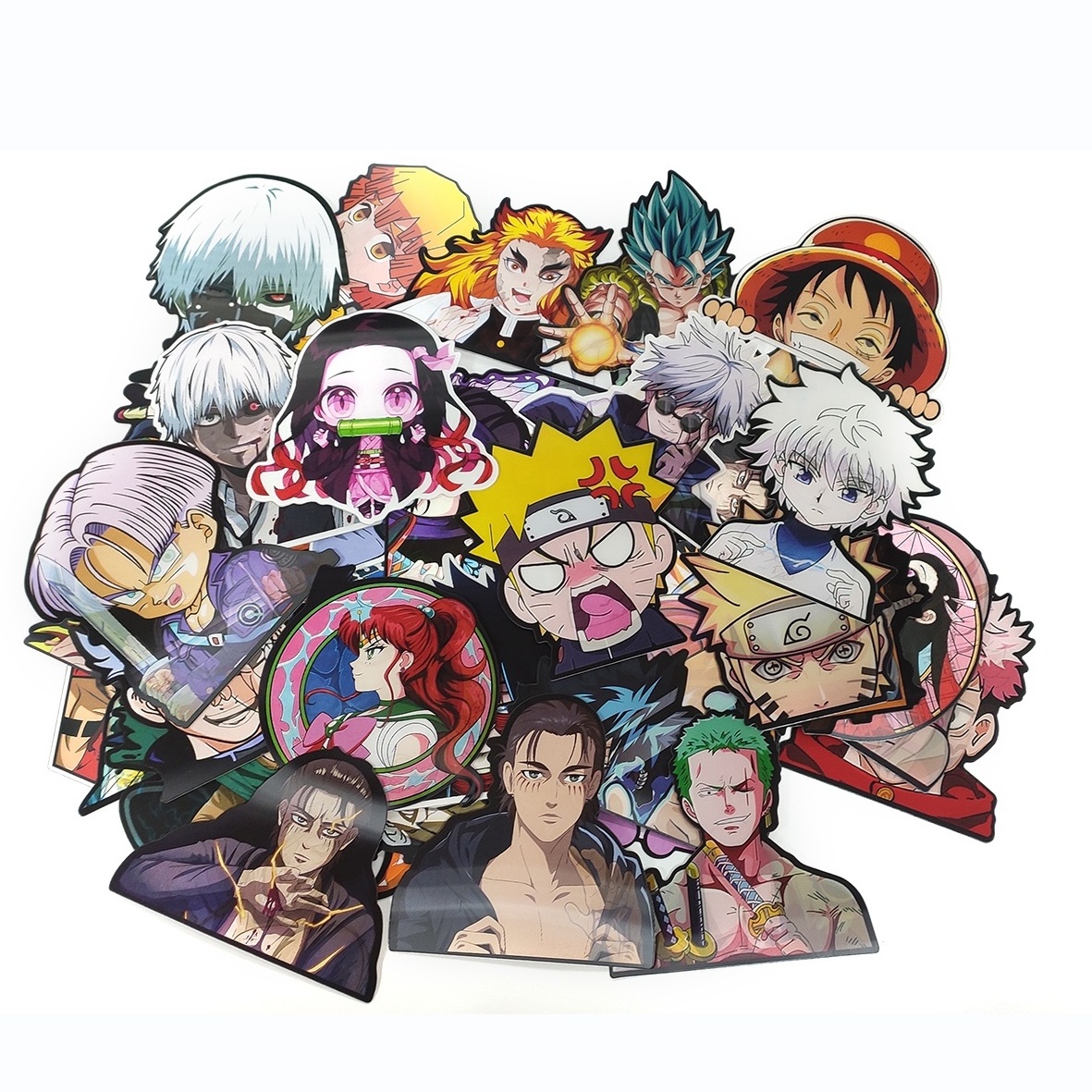 Flip Cartoon Anime Sticker Custom Printing 3D Sticker Anime Flip