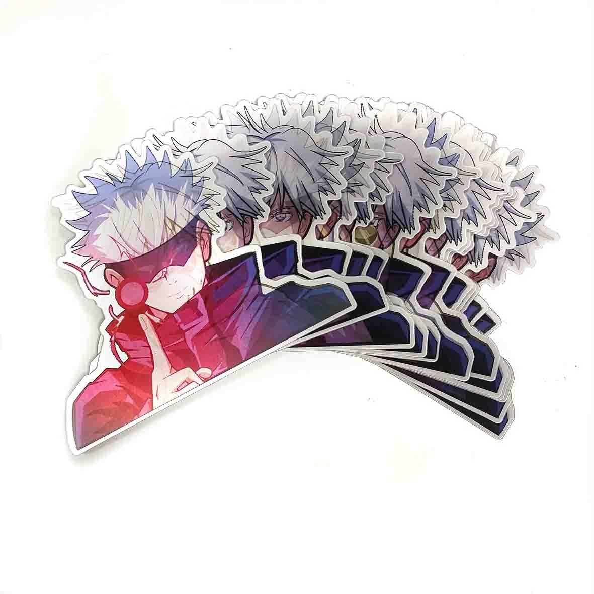 Newest Custom PET Waterproof Anime 3D Sticker Flip Custom Die Cut Shape Lenticular 3D Sticker For Car