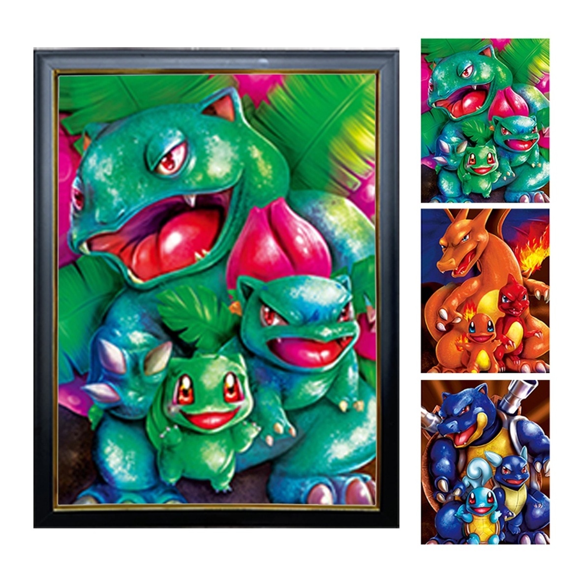 Wholesale Pokeman 3D lenticular Anime poster for Wall/Home decoration