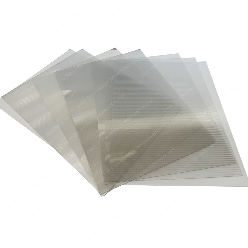 lenticular sheets clear large size 3mm Thick Foil Pet Plastic Sheet for 3d printing