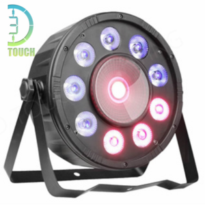 Battery Powered 120W COB Led Disco Stage Par Light DMX512 With 9RGB LED Stage Light For Dj Party Concert