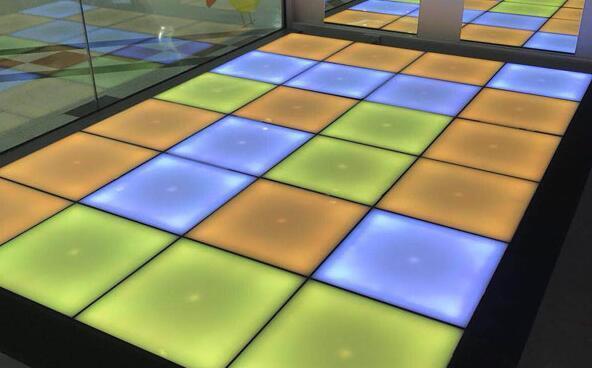 Led floor panel night club lighting interactive led dance floor led pressure sensitive dance floor