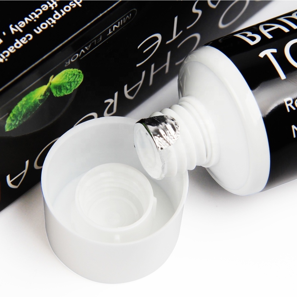 Private Label Whitening Teeth Fluoride Free Mint Bamboo Charcoal Toothpaste Manufacturer