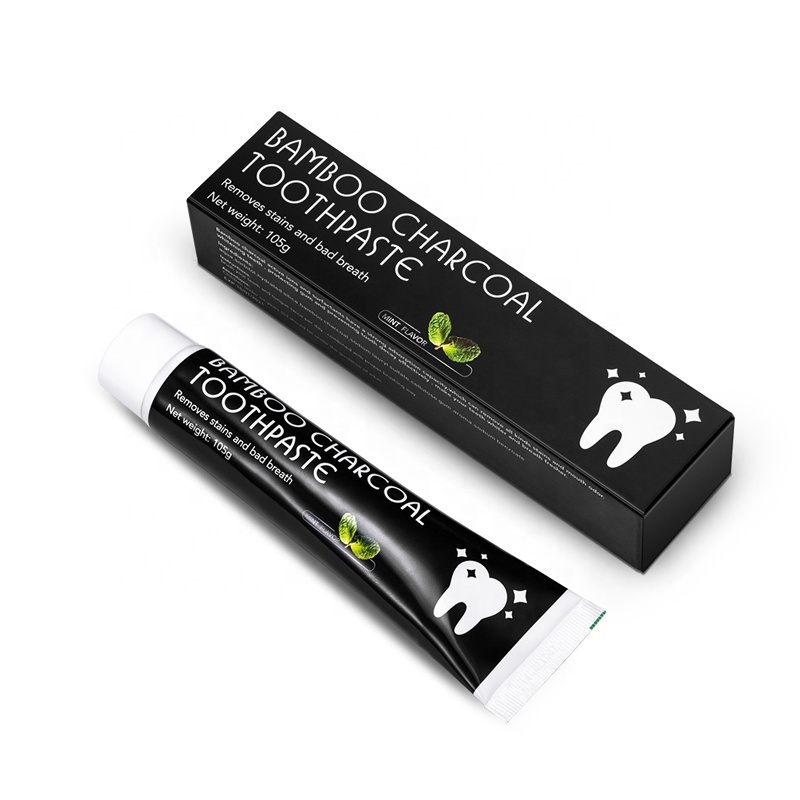 Private Label Whitening Teeth Fluoride Free Mint Bamboo Charcoal Toothpaste Manufacturer