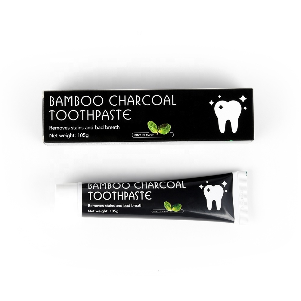 Private Label Whitening Teeth Fluoride Free Mint Bamboo Charcoal Toothpaste Manufacturer