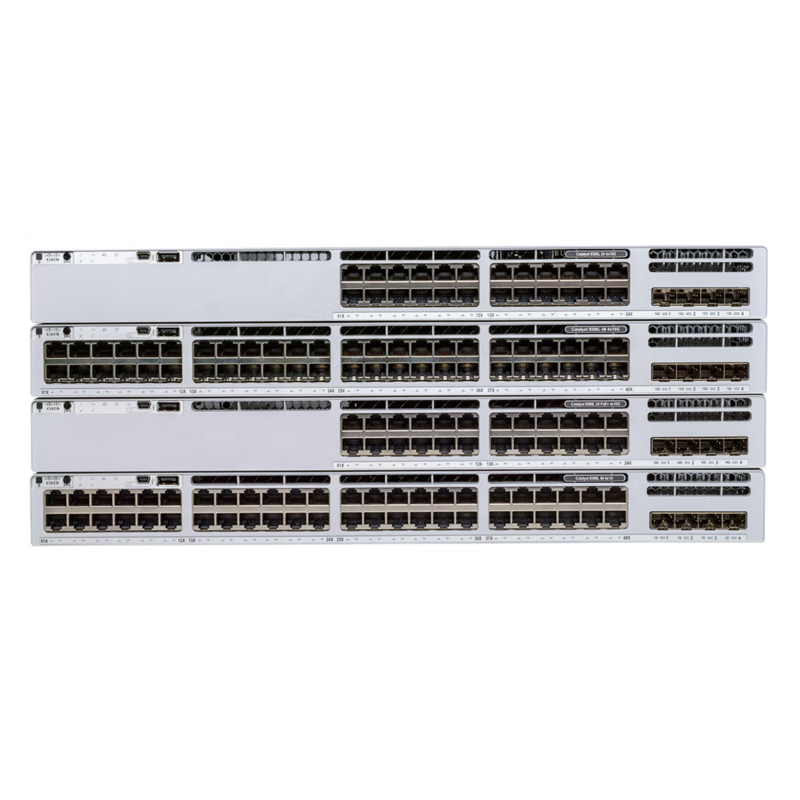 Ciscos Original C9300L Industrial Network Layer 3 Gigabit 24 Port PoE Ethernet Switch C9300L-24P-4X-E In Stock