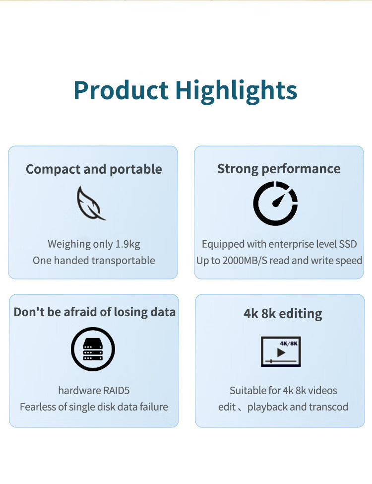 Promise Technology Bulk External 8tb 16tb 32tb 64tb 80tb Raid 5 Array 4 Bay Sata Sas Hard Drive Disk Hdd for Mac Storage Sever