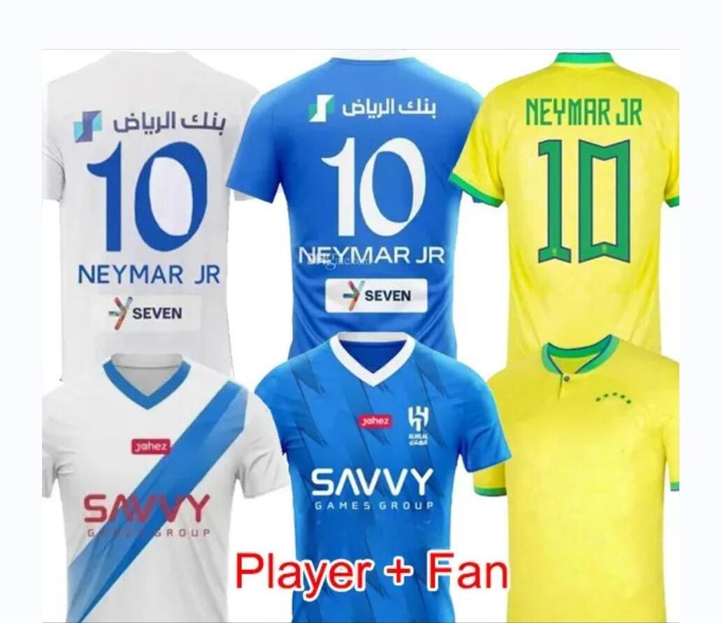 23/24 NEYMAR JR Soccer Jerseys Men WoMen Kids Uniform Boys Football Shirt Fans Player Version Jersey Brasil Soccer Jerseys