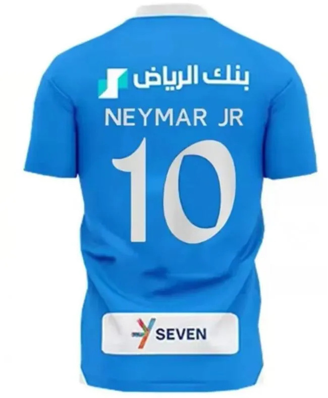 23 24 Al Hilal Saudi Soccer Jerseys NEYMAR JR men Kids Kit 2023 2024 Football Shirt