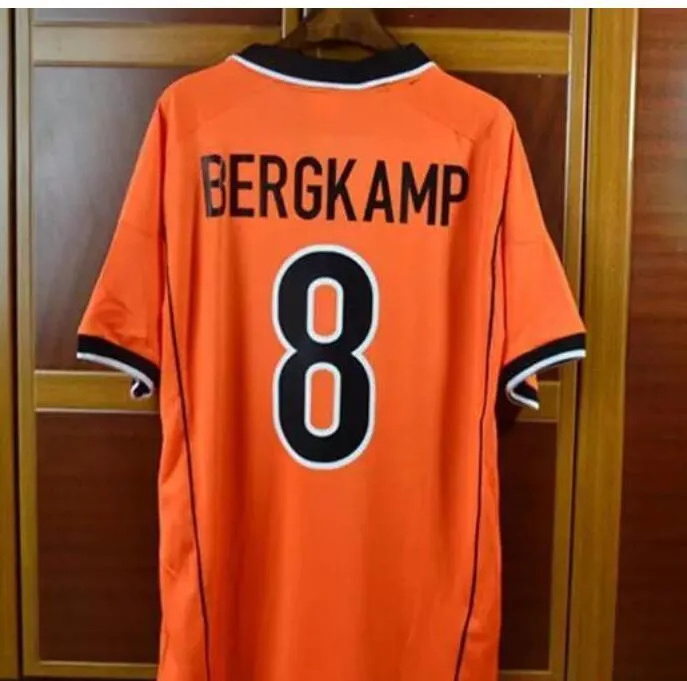 Retro 1988 Netherlands Van Basten Soccer Jerseys Holland BERGKAMP Gullit Rijkaard DAVID classic Vintage football shirts