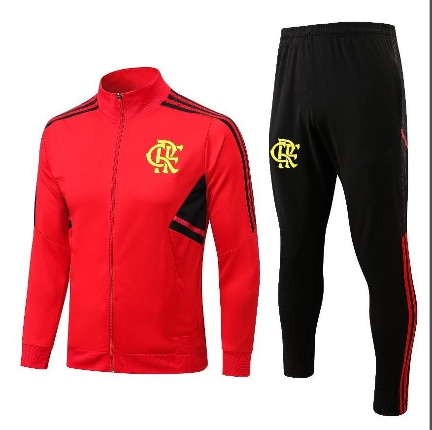 2023 2024 Flamengo Tracksuits Training suit Wear Kit Suit 23 24 Half Zip Tracksuit Football men and kids suit futbol Sportswear