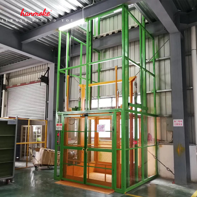 NEW!! Hanmoke 2ton Cargolift High Quality Vertical Cargo Lift Elevator For Cargo Lift Warehouse Hot Sale