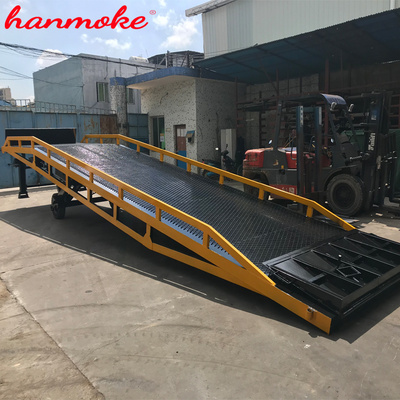 Hydraulic ramp heavy duty truck loading ramp container loading dock ramp slope for 10 ton