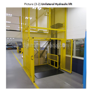 On Sale Vertical Guide Rail Elevators Hydraulic Freight Elevator