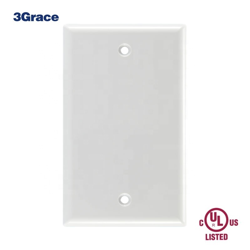 Wall Plate Series 1 2 gang Blank Wall Plate Outlet Cover for Standard Size