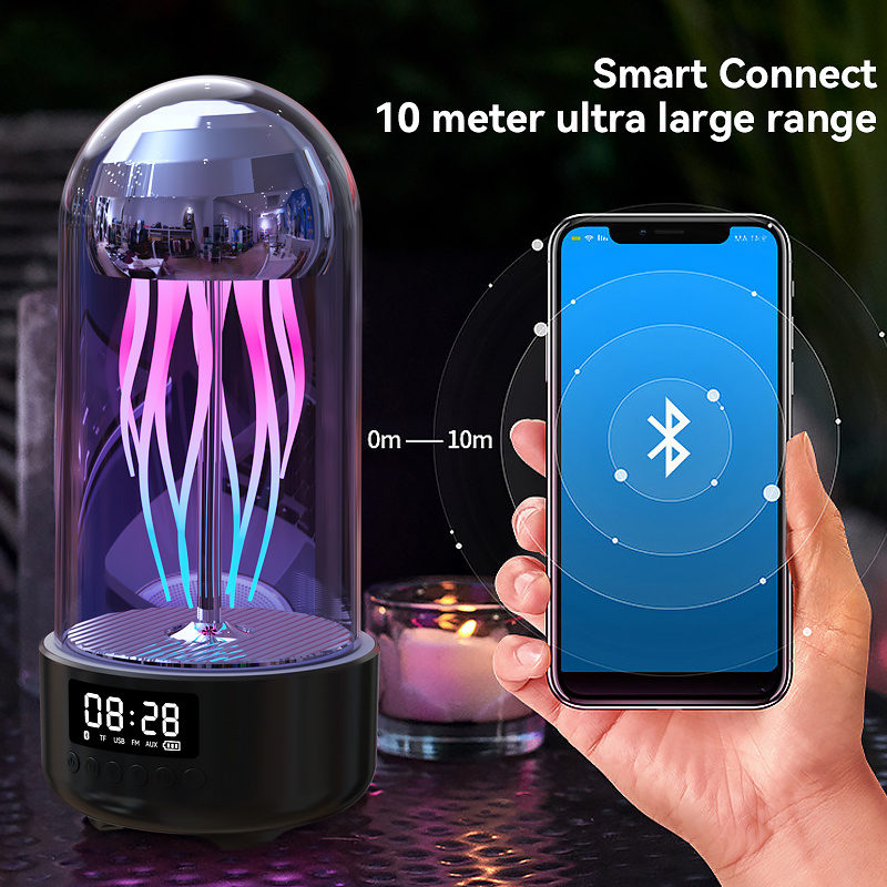 Colorful Jellyfish 2nd Generation Bluetooth Audio Portable Stereo Breathing Light Smart Ornaments Bluetooth Speaker