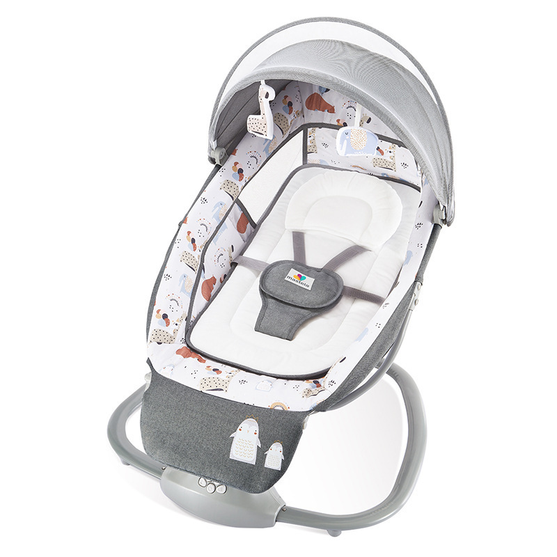 Mastela Multifunctional indoor baby cradle swing automatic baby bouncer swing with footrest