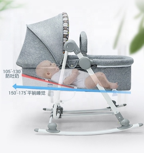 Hot  sale Baby  electric Bouncer Swing Cradle  Bed  Travel Beside Sleeper Beside Cribs Cotton Portable