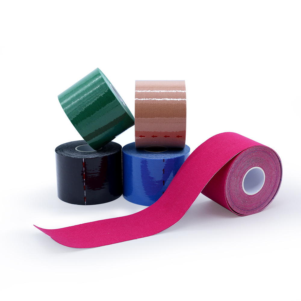 High Quality Kinesiology Tapes Colorful Waterproof Breathable Kinesiology Sport Tape  with CE approved