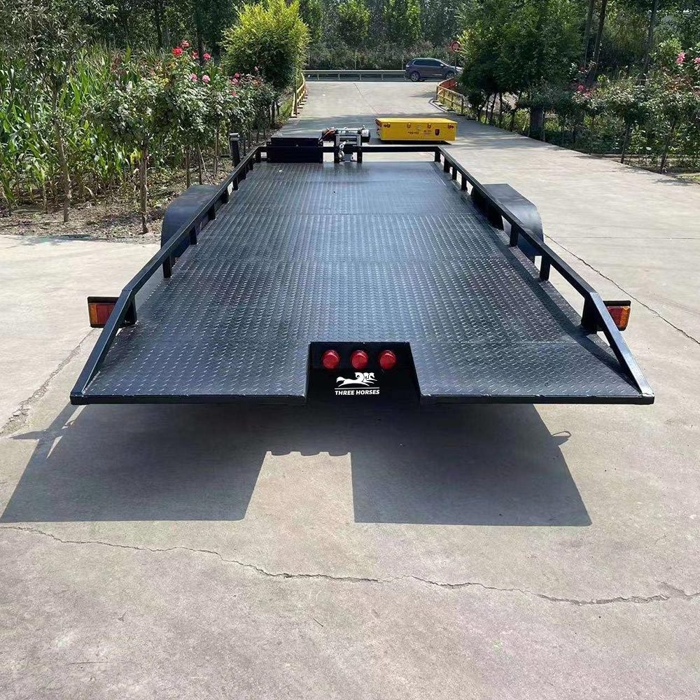 2 axle 3500kg car hauling utility trailer race car trailer car carrier trailer