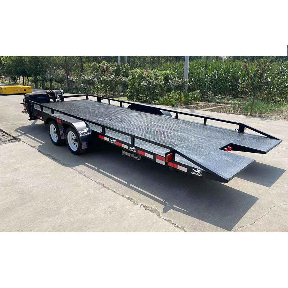 Hot sale car hauler trailer transport car trailers for pickup trucks