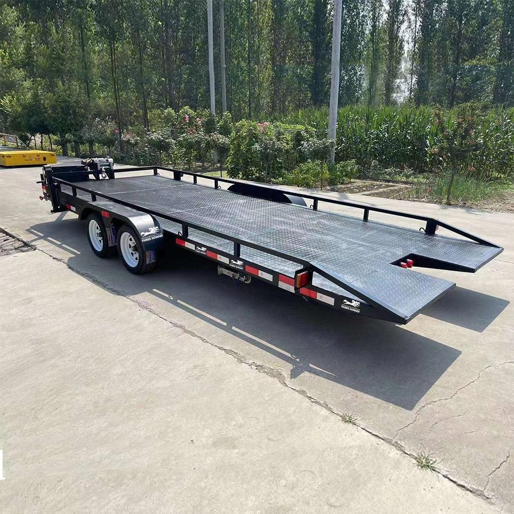 Hot sale car hauler trailer transport trailers for pickup trucks