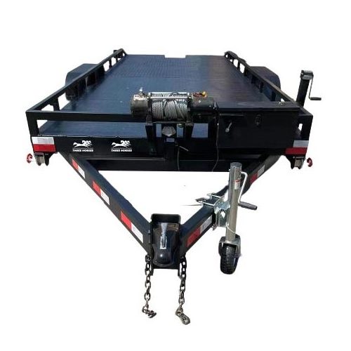 Hot sale car hauler trailer transport trailers for pickup trucks