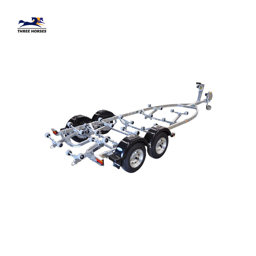 hydraulic axle boat trailer heavy duty boat transport trailer foldable boat trailer